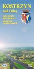 Kostrzyn n. Odr± z map± okolic